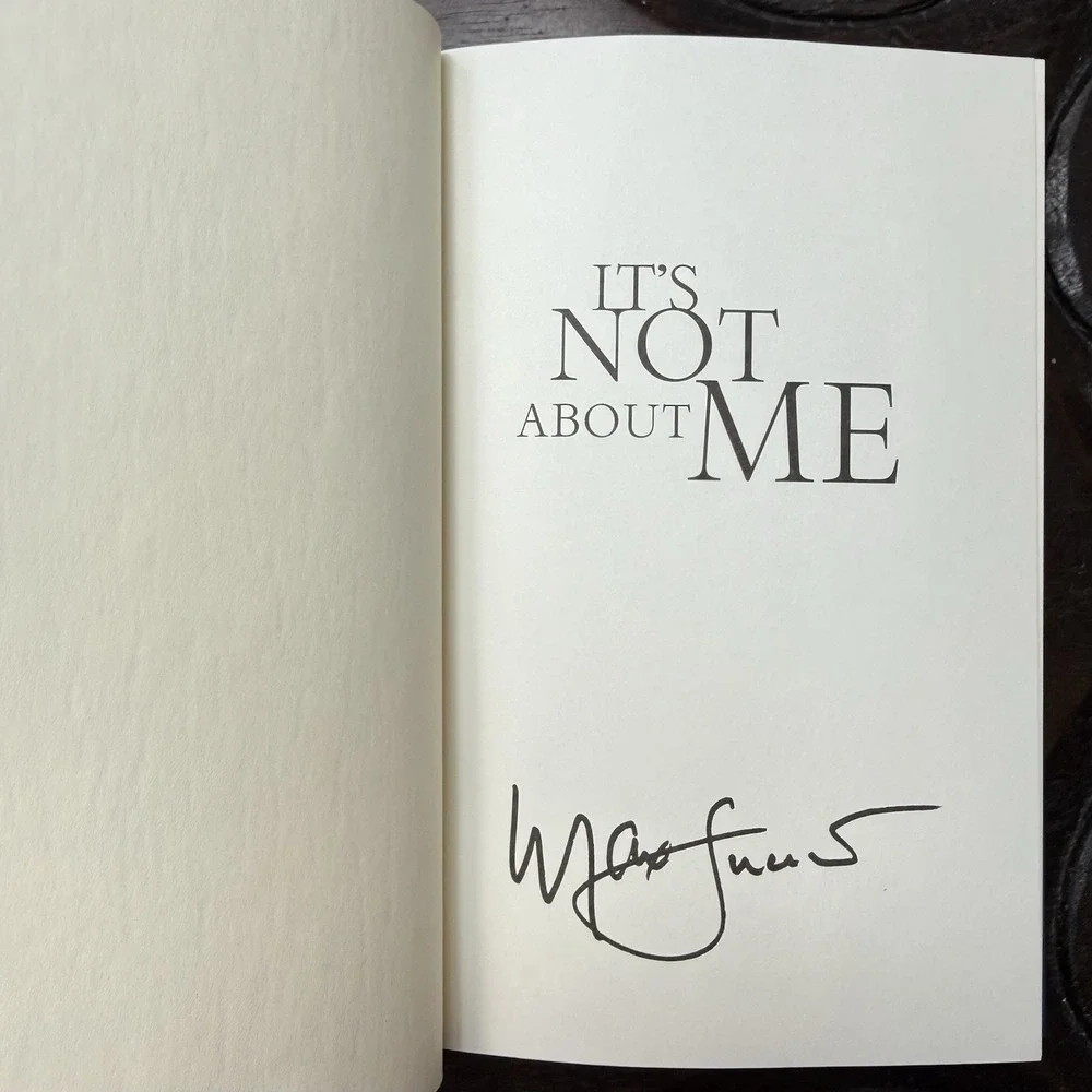Max Lucado SIGNED 1st Edition Hardcover 2 Book Lot It's Not About Me Cure